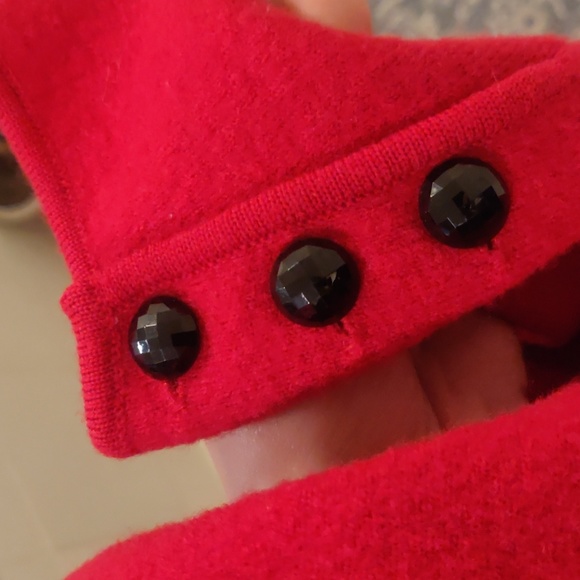 Jones of New York Womens Red Wool Jacket petite M - Picture 10 of 10